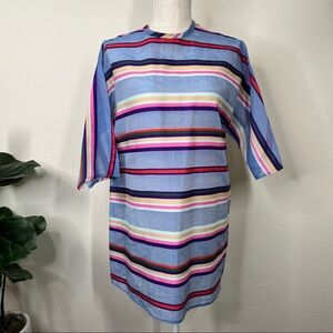Nikki Chasin striped tunic blouse